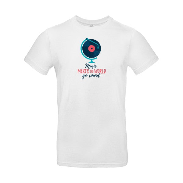 Music make world go round |T SHIRT Humoristique Homme