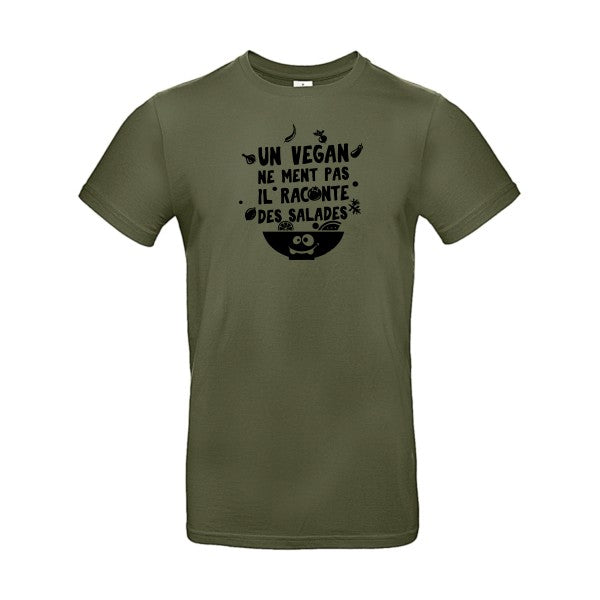 Un vegan ne ment pasFlex noir- T-shirt E190|Urban Khaki||2XL