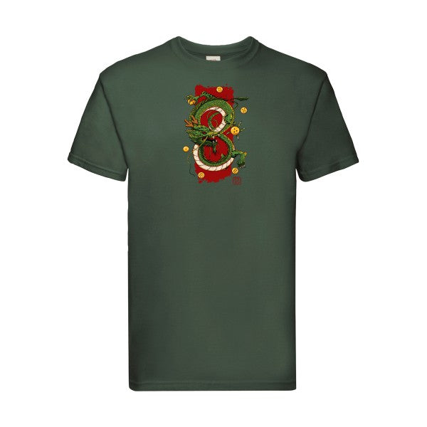 Shenron Fruit of the loom 205 g/m² T-shirt/ bottle green