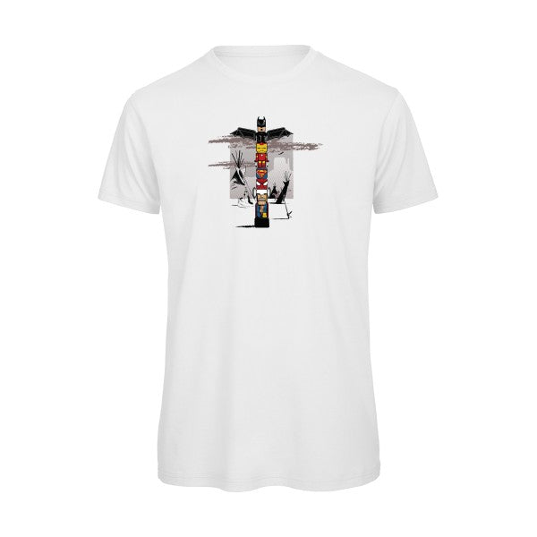 T-shirt humour original Totem T Shirt couleur White