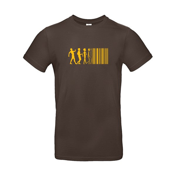 code barreFlex jaune or - E190 T-shirt|Brown||2XL