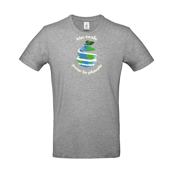 T-shirt humour original Un P Tit Zeste T Shirt couleur Sport Grey