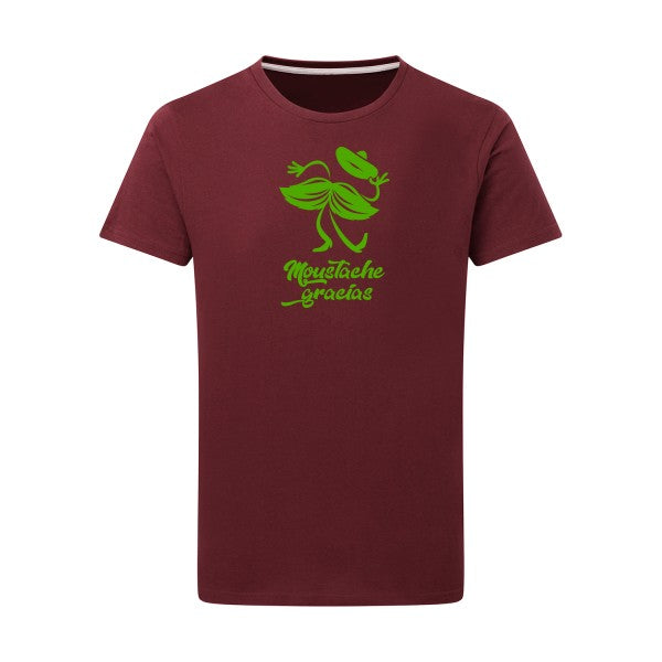 Presqu'spagnol - Flex Vert pomme Tshirt original Burgundy  2XL