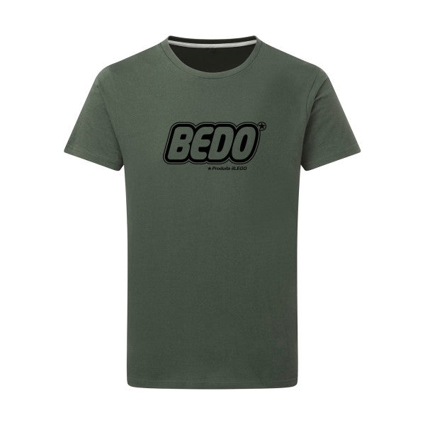 Bedo* noir -Flex noir sur T-shirt SG  Thyme  2XL