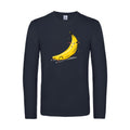 je-garde-la-banane-!-t-shirt-manches-longues-original-humour -Navy