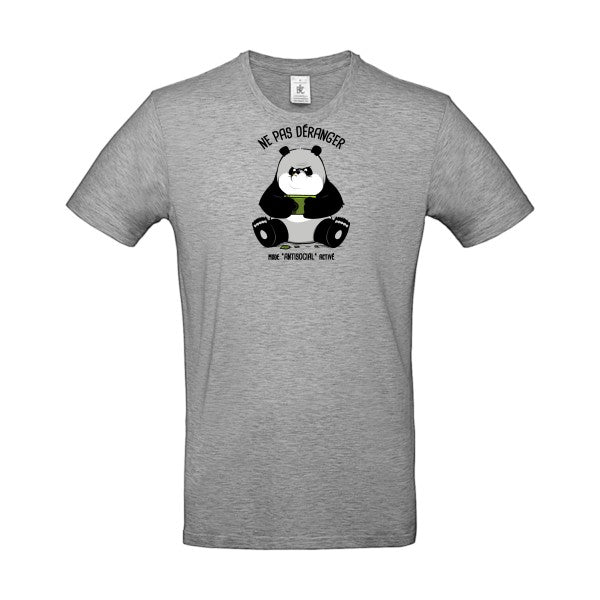 T-shirt humour original Ne Pas Deranger T Shirt couleur Sport Grey