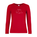 t-shirt lsl femme Procatination Red flex Rose