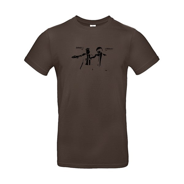 Papier CiseauxFlex noir- T-shirt E190|Brown||2XL