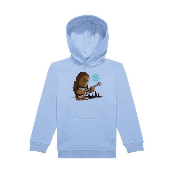 sweat capuche enfant Bleu Ciel Lonely