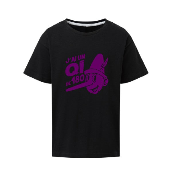 Quotient intellectuel Flex Violet SG - Kids T-shirt enfant Dark Black Taille 152 (11-12/2XL)