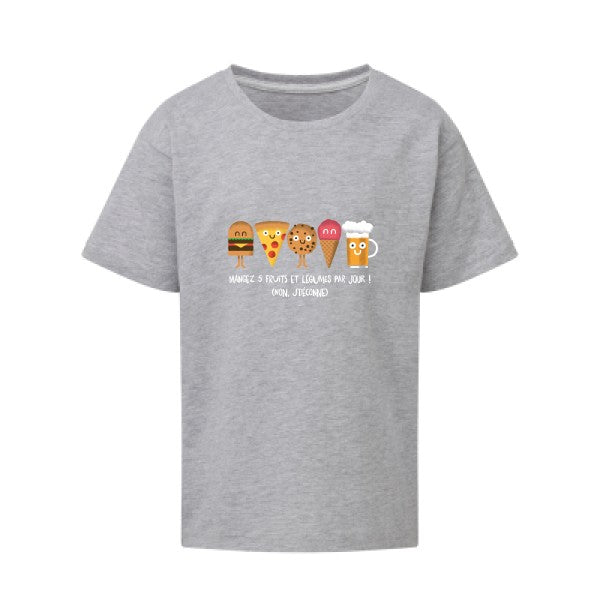 5 fruits et légumes SG - Kids T-shirt enfant Light Oxford Taille 152 (11-12/2XL)