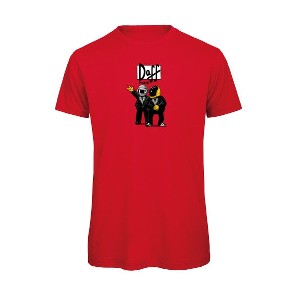 T-shirt humour original duff punk T Shirt couleur Red