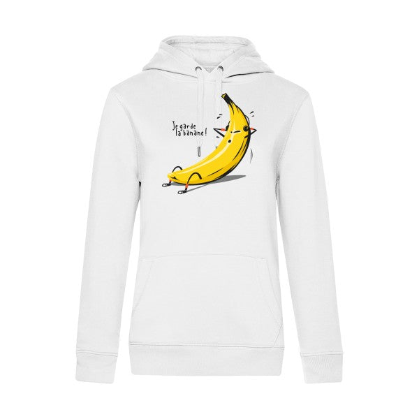 Je garde la banane ! RueDuTeeshirt Sweat capuche