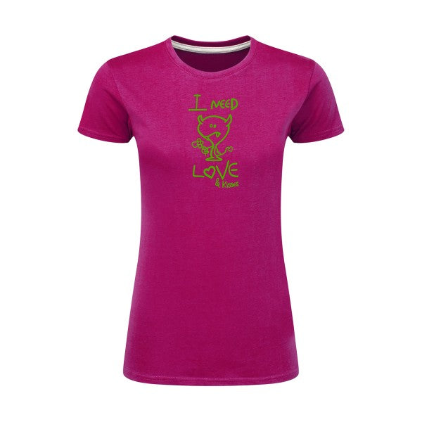 LOVER | Vert pomme |T shirt original femme|SG