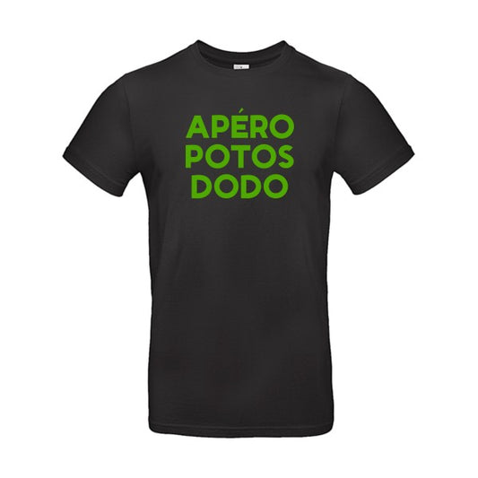 Apéro Potos Dodo  Flex Vert pomme |E190 T-shirt|Black||5XL