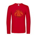 girafe-t-shirt-manches-longues-original-humour -Red