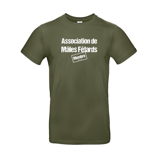 Association de Mâles Fêtards Blanc B&C - E190 T-shirt