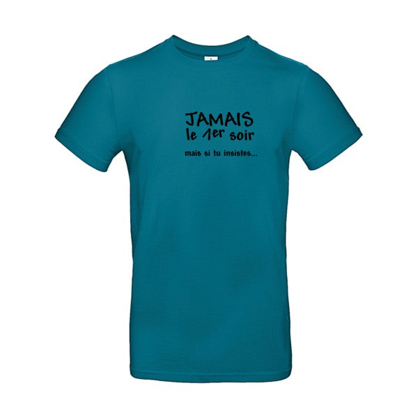 JAMAIS... Flex noir |E190 T-shirt|Diva Blue||2XL