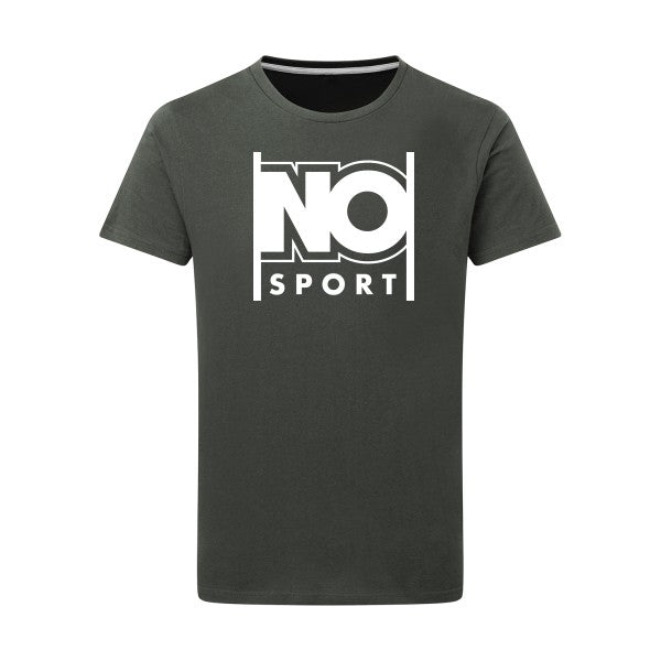 NOsport -Flex Blanc sur T-shirt SG  Charcoal  5XL