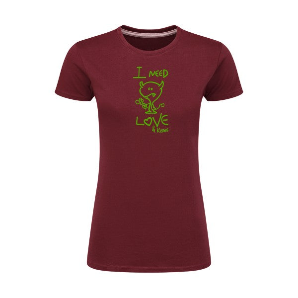 LOVER | Vert pomme |T shirt original femme|SG