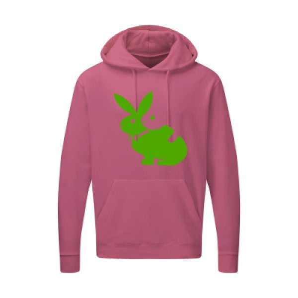 hot  |Sweat  capuche humoristique Vert pomme 