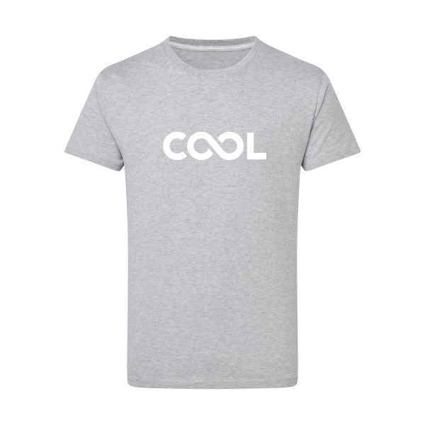 Infiniment cool Blanc -Flex Blanc sur T-shirt SG  Light Oxford  5XL