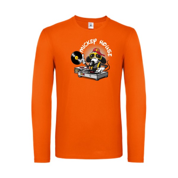 Mickey house B&C - E150 LSL T-shirt manches longues léger