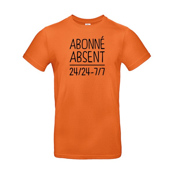 Abonné absentFlex noir - E190 T-shirt|Urban Orange||2XL