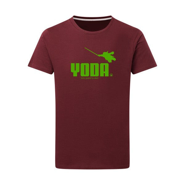 Yoda vert pomme -Flex vert pomme sur T-shirt SG  Burgundy  2XL