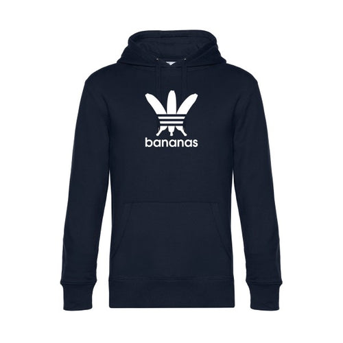 bananas sweat shirt original Navy Blue flex Blanc impression Face