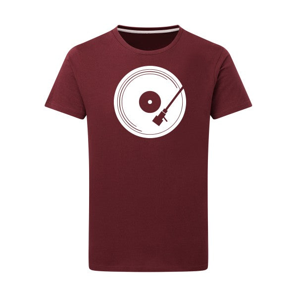 Last Dj -Flex vert pomme sur T-shirt SG  Burgundy  2XL