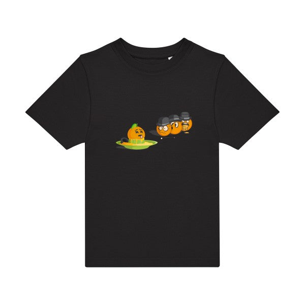 t-shirt humour enfant -Orange-mecanique-2- couleur  Black
