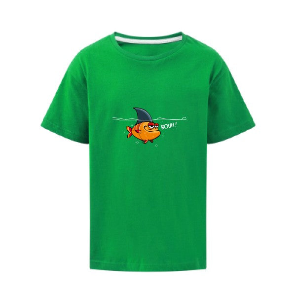 Bouh! SG - Kids T-shirt enfant Kelly Green Taille 140 (9-10/XL)