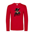 zozo-!-t-shirt-manches-longues-original-humour -Red