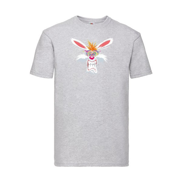 Rabbit  Fruit of the loom 205 g/m² T-shirt/ heather grey