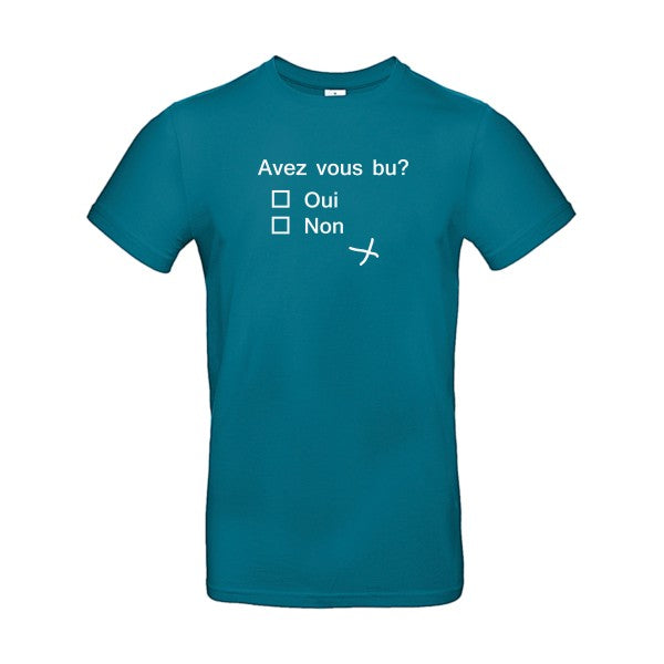 Avez vous bu ? B&C - E190 T-shirt|Diva Blue||2XL