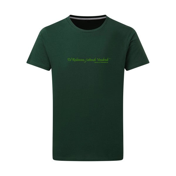 Yes, Vendredi ! - Flex Vert pomme Tshirt original Bottle Green  2XL