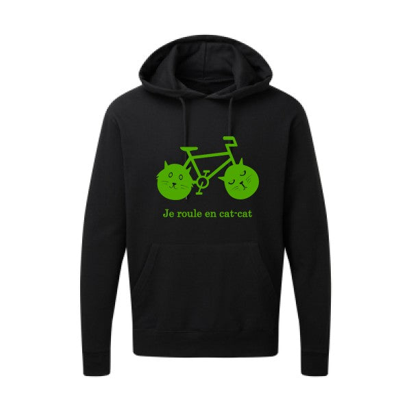 cat-cat bike Vert pomme SG - Hooded Sweatshirt Sweat capuche