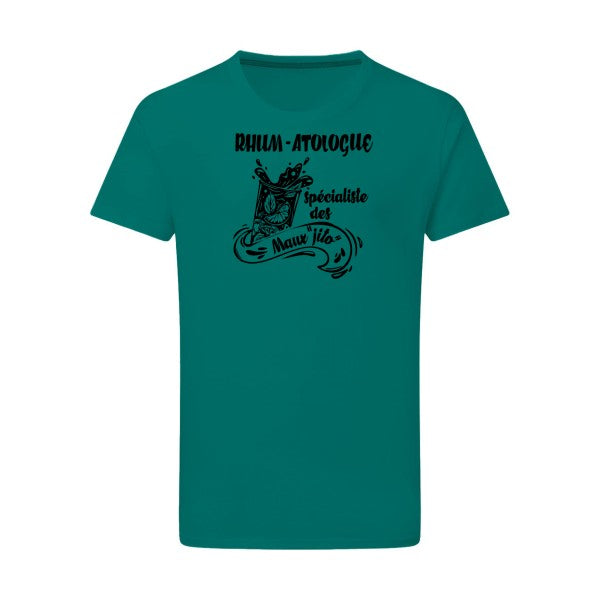 Rhum-atologue - Flex noir Tshirt original Emerald Green  2XL