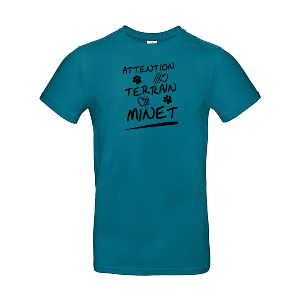 Attention Terrain Minet Flex noir |E190 T-shirt|Diva Blue||2XL