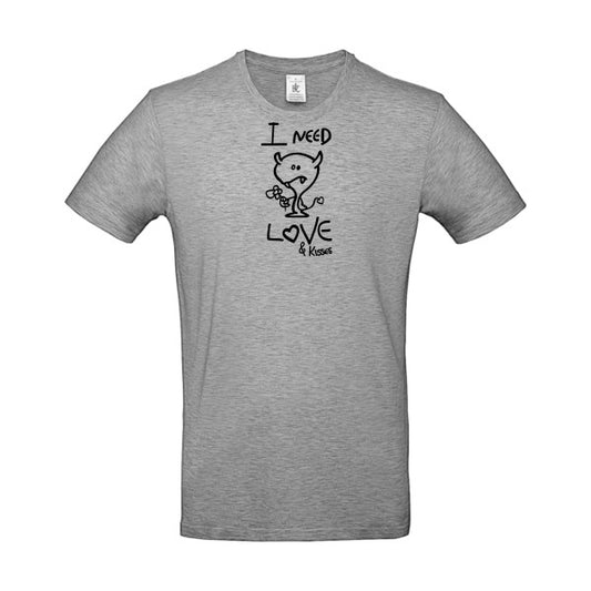 LOVER flex noir B&C - E190 T-shirt|Sport Grey||5XL