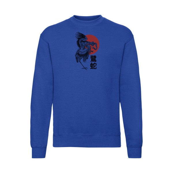 Le héron et le serpent  Fruit of the loom 280 g/m² Sweat shirt