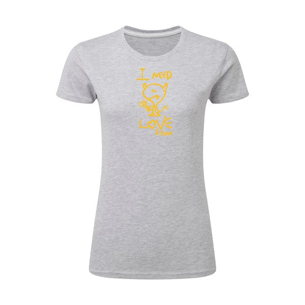 LOVER | jaune Or |T shirt original femme|SG