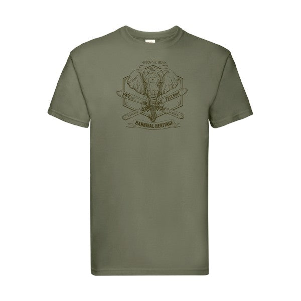 Hannibal Heritage Fruit of the loom 205 g/m² T-shirt/ classic olive