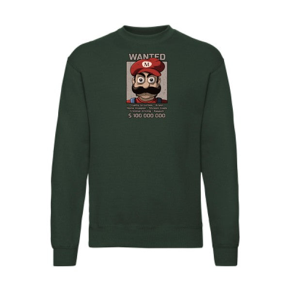 Wanted Mario Fruit of the loom 280 g/m² Sweat shirt