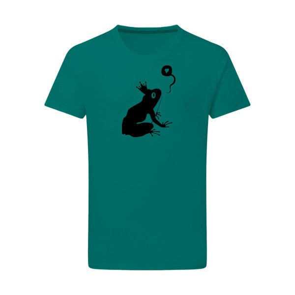 Prince Rainette noir -Flex noir sur T-shirt SG  Emerald Green  2XL