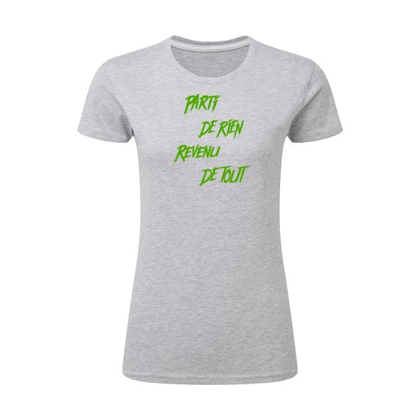 Parti de rien Vert pomme |T shirt original femme|SG