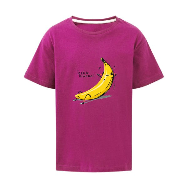 Je garde la banane ! SG - Kids T-shirt enfant Dark Pink Taille 152 (11-12/2XL)