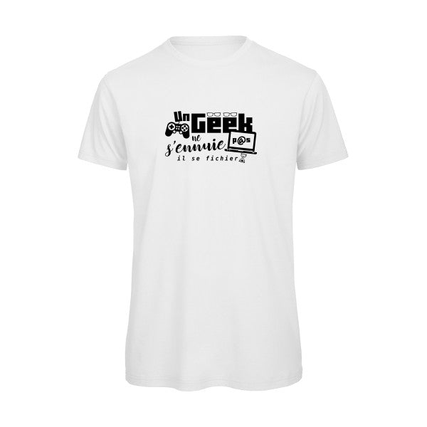 Un geek ne s'ennuie pas FLEX BLANC