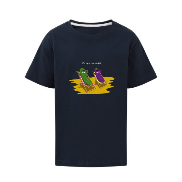 On n'est pas bio là ? SG - Kids T-shirt enfant Navy Taille 140 (9-10/XL)